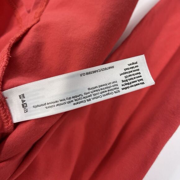 Eileen Fisher Top Size Medium Womens Pink Raglan Sleeve Crew Neck Top Stretch - Picture 7 of 7